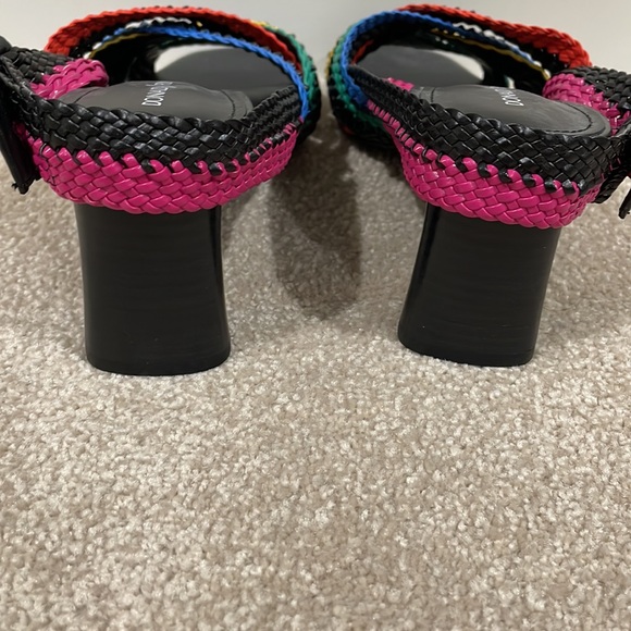 Donald Pliner rainbow 🌈 Rhonda braided block heel sandals BRAND NEW - Picture 7 of 10